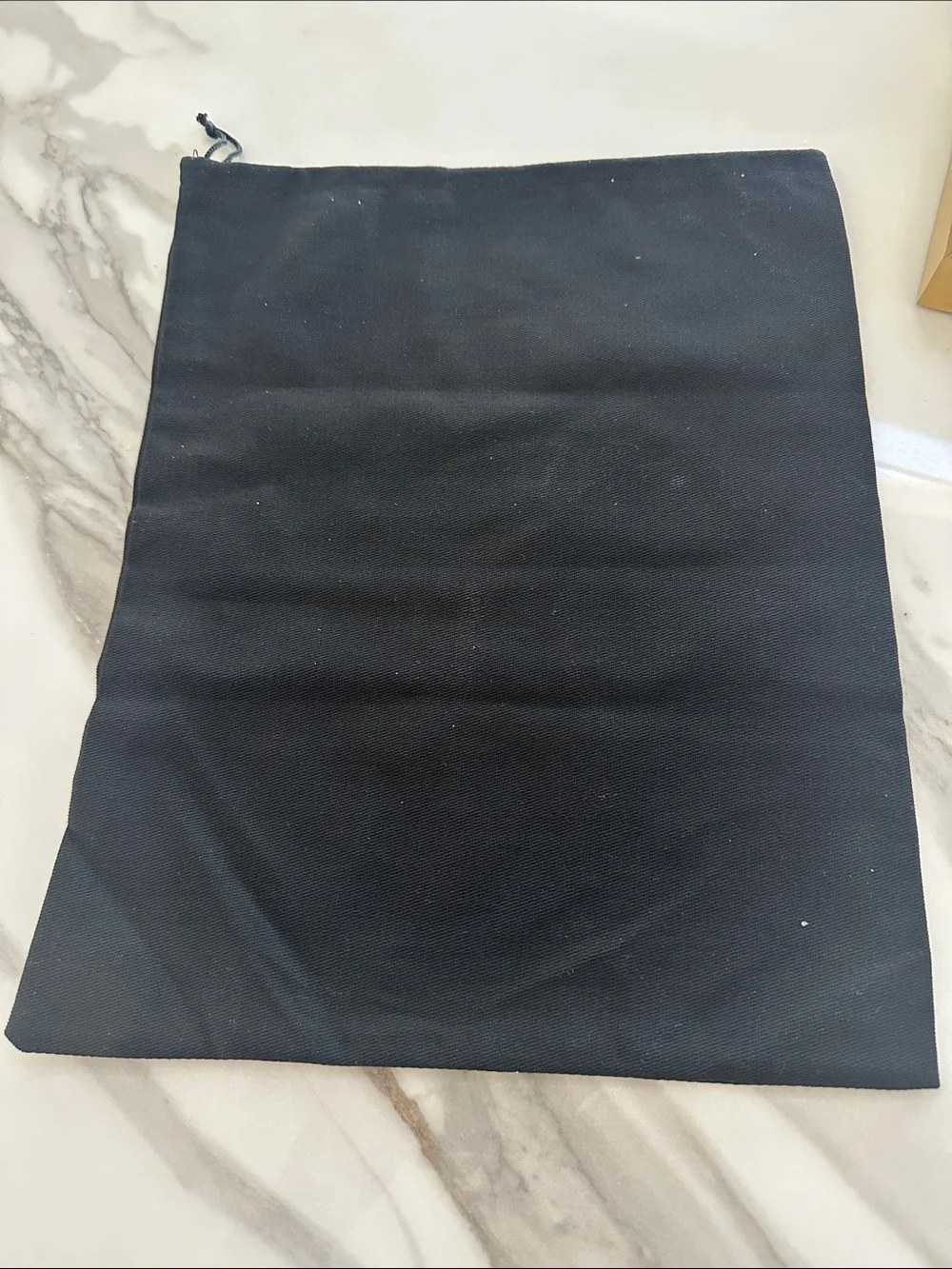 Black Drawstring Logo Dust Bag